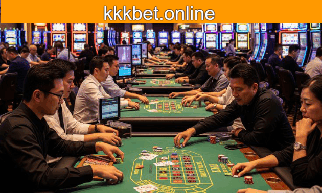 Painel de transmissão ao vivo kkkbet com chat da comunidade e indicador de espectadores